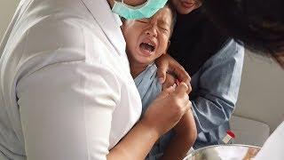 Hebat Akhirnya Kai Berani Diimunisasi | Kai Getting Immunization Injection