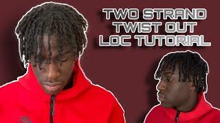 TWO STRAND TWIST OUT LOC TUTORIAL (4C HAIR)