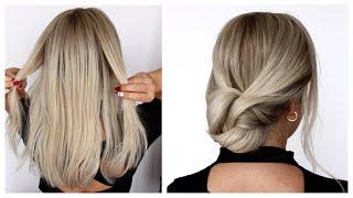   EASY UPDO for SHORT TO MEDIUM HAIR  How to: Easy Updo TUTORIAL by Another Braid