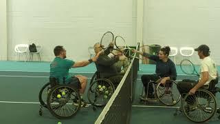 Ability Tennis players talk to Sheffield Wire