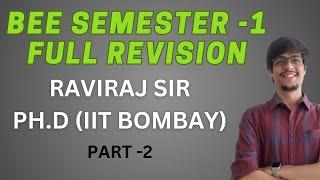 BEE - FULL REVISION - BY RAVIRAJ SIR - part -2