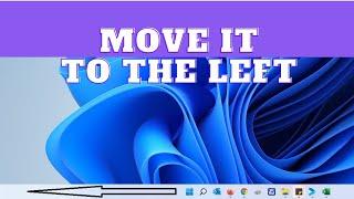 How to move Windows 11 start menu to left