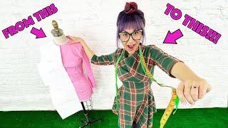 How To Design A Custom Dress From Scratch Using A Sloper Pattern!