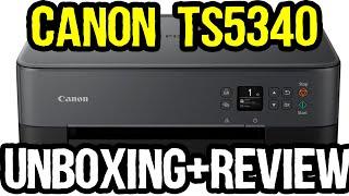 Canon PIXMA TS5340 Unboxing, Review, Printhead Alignment