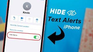 How To Hide Text Alerts On iPhone To Keep Them Private