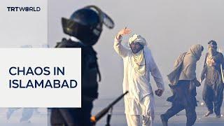 Security forces chase away protesters from Islamabad