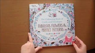 Colouring Book of Cards and Envelopes Fabulous Flowers And Perfect Patterns by Rachel Cloyne