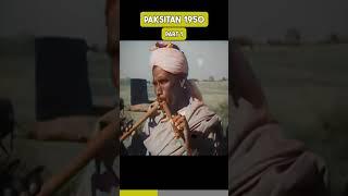 Upscaled & Colorized Footage From Pakistan 1950  | #pakistan #history #oldfootage