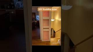 DIY How to build empty Drywall turn into a Storage shelves or altar. #drywall #storage #diy #shorts