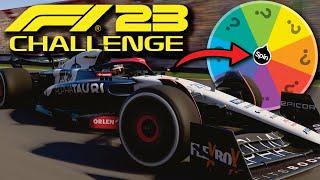 Using RANDOM Wheels to Generate an F123 Challenge!