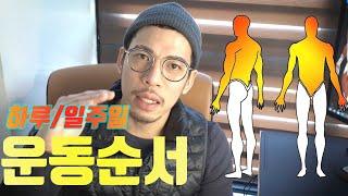 헬스 운동순서 (웨이트 트레이닝 일주일 루틴)