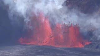 Kilauea eruption pauses for now, leaving glowing lava lake