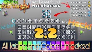 Geometry Dash Unlock All Icons, Unlimited Orbs, Diamonds, Coins, Stars | GD 2.2 Free