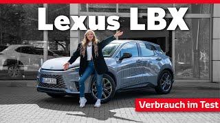 Wir testen den Verbrauch vom Lexus LBX! | Wie sparsam ist der LBX wirklich? 