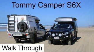 Tommy Camper S6X walkthrough. Inside and outside. Overlanding Australia, Wayne Groomes