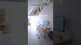 1DK My room for relaxation when living alone. minimalist #roomtour  #interior #roomtour #japandi