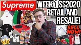 FINALLY HERE Supreme Week 1 RETAIL AND RESALE Full Droplist! | MOST HYPED ITEMS TO RESELL