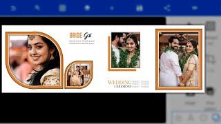 #86 How to make wedding album design #akdesign #weddingalbumdesing