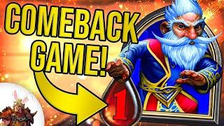 COMEBACK From 1 Health! | Hearthstone Battlegrounds