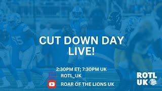 Cut Down Day - LIVE! Detroit Lions & NFL cut roster down to 53 | Lions New & Views