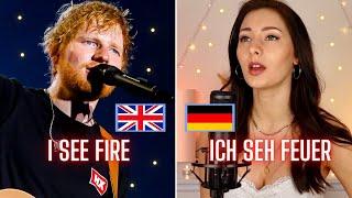 Ich singe "I See Fire" auf DEUTSCH  Ed Sheeran Cover   | Jamie Roseanne