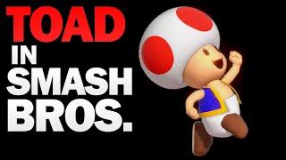 Toad is finally playable in smash ultimate