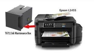 Unboxing Maintenance Ink Box for Epson T6711 / L1455 WF/ 3010 / 3520 / 3530 / 3540 / 3620 / 3640 /