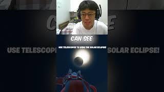 I Witnessed The SOLAR ECLIPSE In FORTNITE!  #fortnite #fortniteclips #shorts