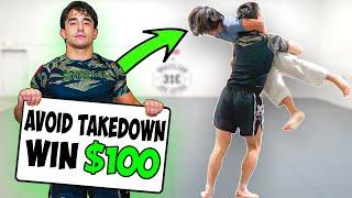 Defend Takedown, Win $100 (Wrestling Sharkbait)