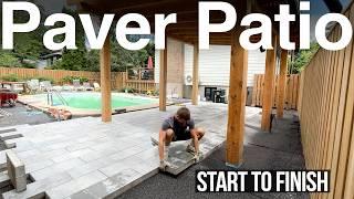 How to Build Your Own Paver Patio (Full Backyard DIY Project)