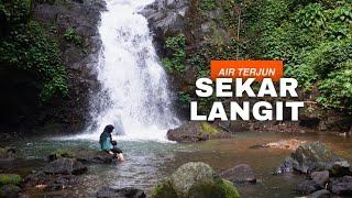 Suasana Air Terjun Sekar Langit Magelang