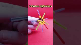 5 easy ways you can make a custom LEGO Lightsaber! Part 3 #shorts