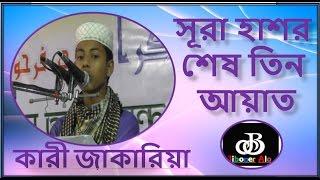 Quran Tilawat-Sura Hasorer ses 3 Ayat  অসাধারণ কোরআন তিলাওয়াত কারী শাহ্‌ জাকির