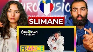  Reacting to Slimane - Mon Amour (LIVE) | France | Grand Final | Eurovision 2024