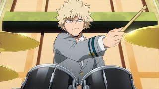 Bakugou Playing Drums