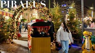 Windy Piraeus Christmas Walk