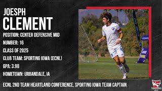 Joe Clement ECNL Highlight Video