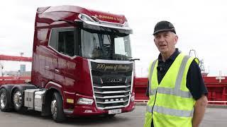 @DAFTrucksUKLtd showcasing G.Burgess & Son  Ltd's Fantastic DAF XG+ Truck