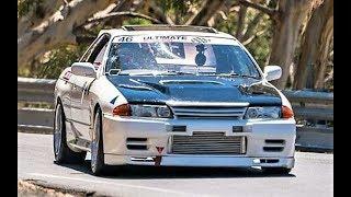 530Hp Nissan Skyline R32 GT-S RWD with RB25 Engine // Turbo and AntiLag Pure Sound - Willunga 2017