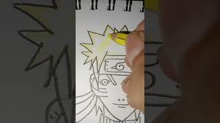 Naruto drawing with Doms pencil  colour 24 shades||sketch with pratham||Naruto️||