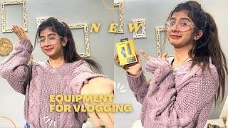 Vlogging ke liye equipment ️|| Ab or ache vlog aaegy || Divya Sharma vlogs ||