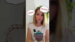 How to Ep.7 | How to use 'alone' and 'lonely' #learnenglish #vocabulary #esl #english