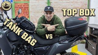 Tank bag or Top Box, for long trips?