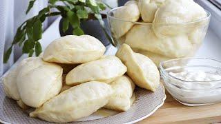 Пышные дрожжевые вареники на пару с капустой. Постное тесто | steamed yeast dumplings