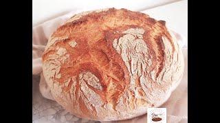 Rustikales Joghurt Brot ohne kneten / Rustic yogurt bread