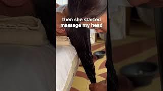 ASMR: Amazing Indian Head Shirodhara Massage! #shorts