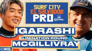 Kanoa Igarashi vs Matt McGillivray | Surf City El Salvador Pro Pres By Corona 2024 Elimination Round