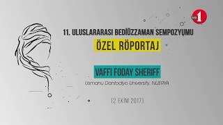 Vaffi Foday Sheriff 11. Uluslararası Bediüzzaman Sempozyumu izlenimlerini TV111'e anlattı.