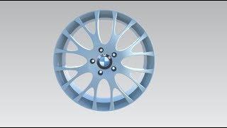 NX 12 Tutorial #17 | 3D Model - BMW M5 Rim Design