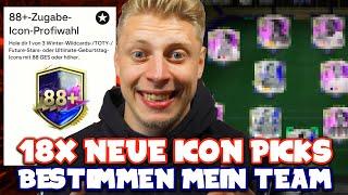 18x EURER ICON PICKS BESTIMMEN MEIN EA FC 24 TEAM